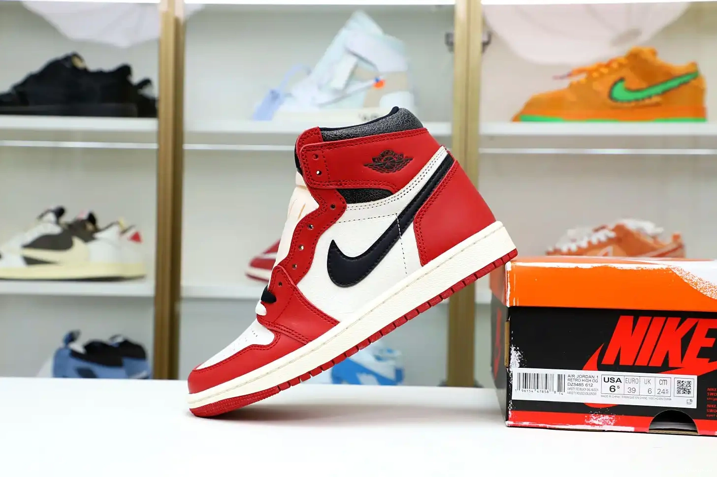 LOST Kimikick “CHICAGO” 1 REIMAGINED AIR FOUND JORDAN 2022 AND 0515